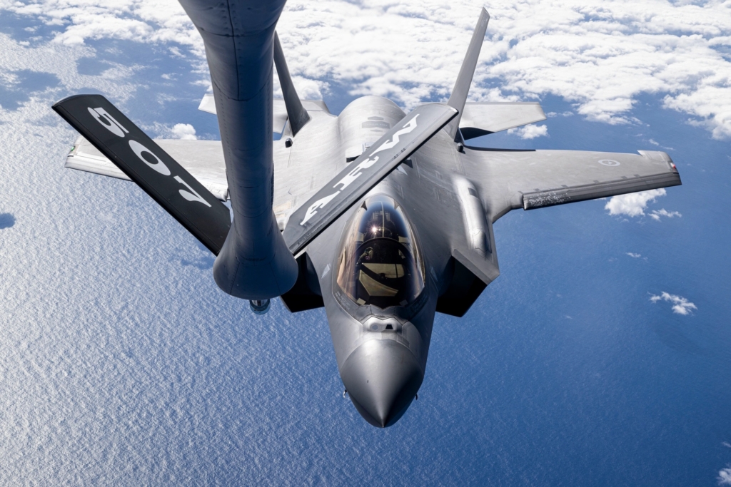 Boom refuelling of F-35A