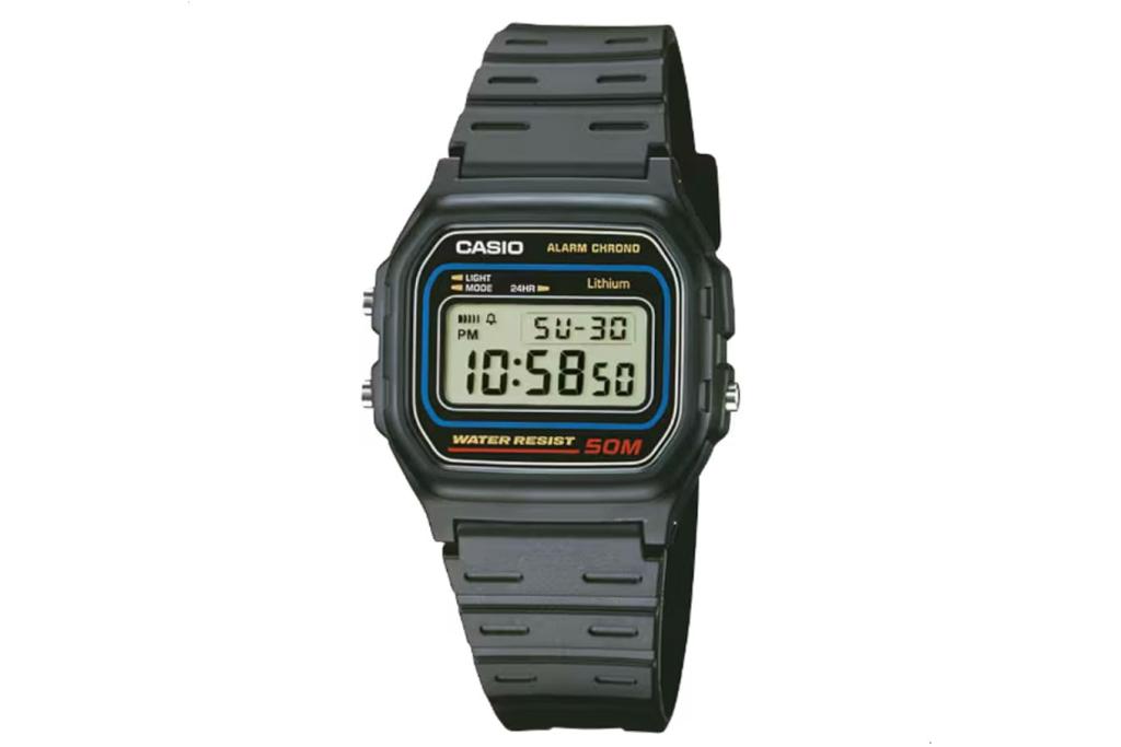Casio W-59-1V on white background