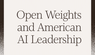 Open Weights and American AI Leadership