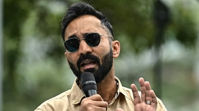 Dinesh Karthik will be playing in ILT20 for Sharjah Warriorz. (AFP)