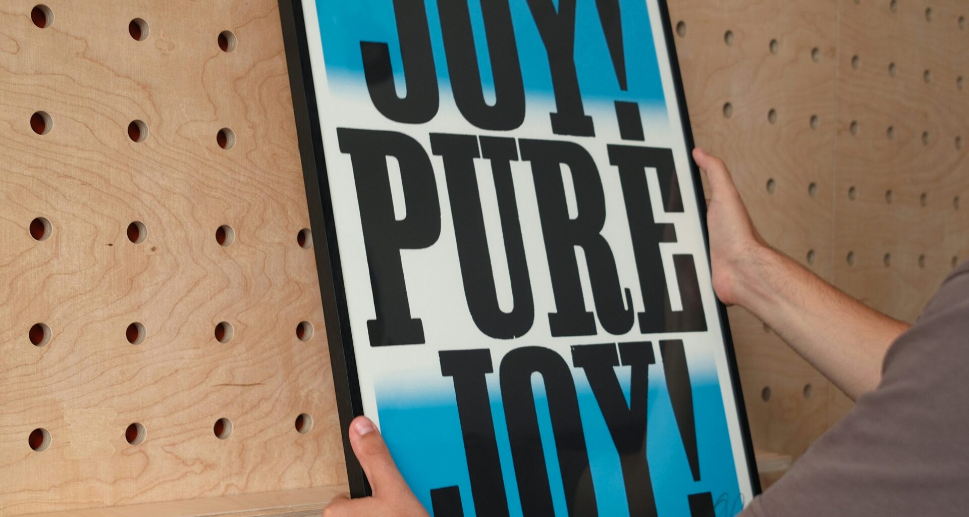 Anthony Burrill brings Joy! Pure Joy! to Liverpool in new exhibition