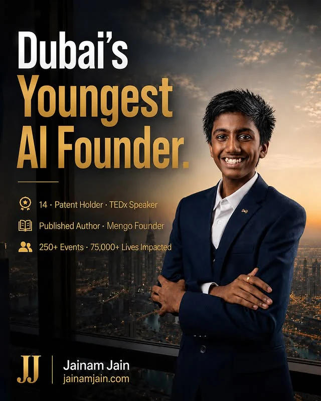 He Dreams of Building a UnicornDespite his early achievements, Jainam says his long-term goal is to build a globally recognised unicorn technology company. He believes age should never limit ambition and that curiosity, discipline and consistency are the keys to success.
He Dreams of Building a UnicornDespite his early achievements, Jainam says his long-term goal is to build a globally recognised unicorn technology company. He believes age should never limit ambition and that curiosity, discipline and consistency are the keys to success.