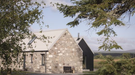 Loader Monteith rebuilds and extends dilapidated Inverness crofthouse