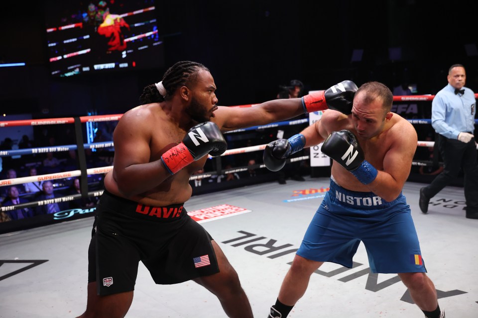 Mihai Nistor during his Zuffa Boxing debut