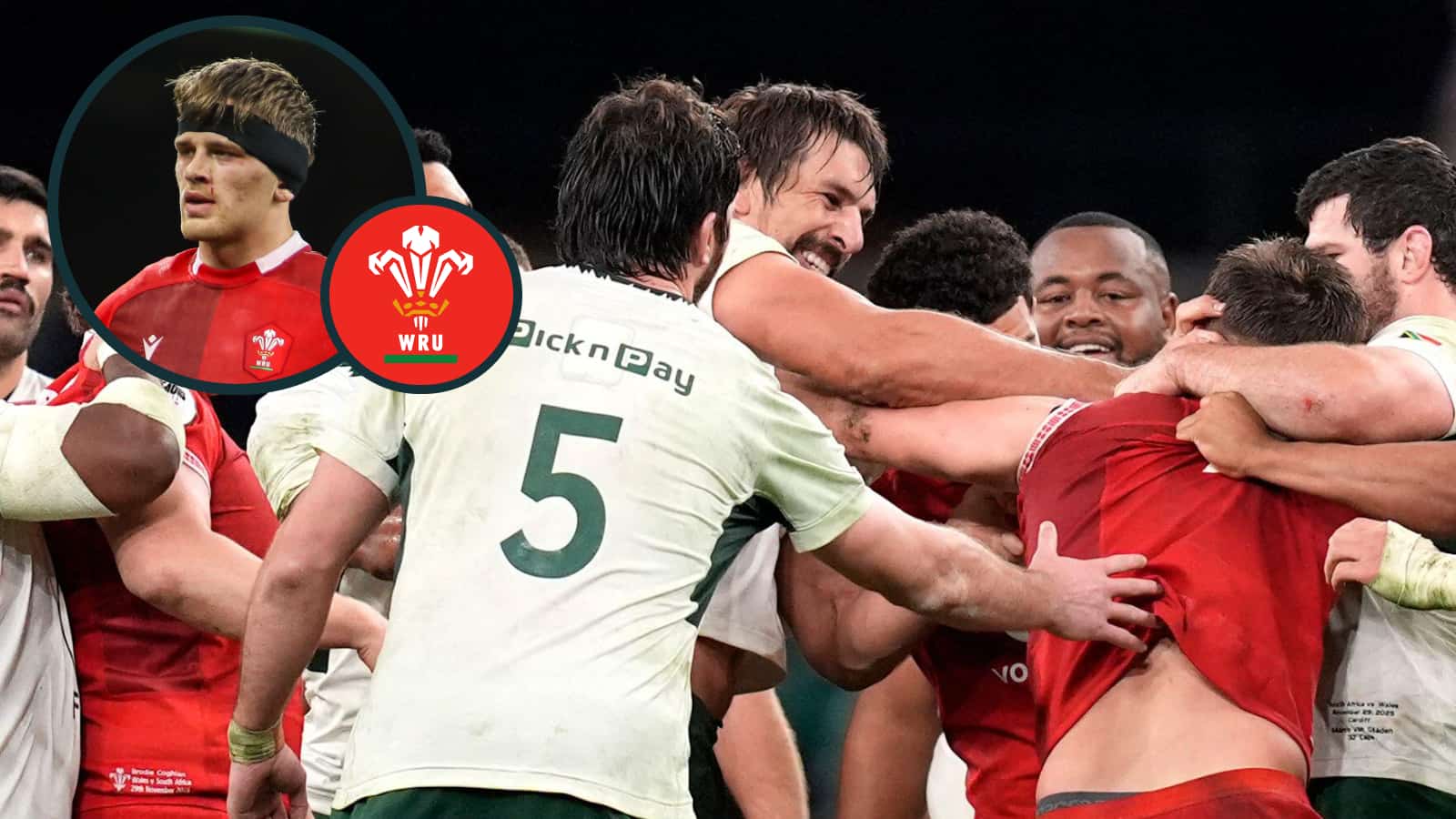 Wales team v Springboks: Etzebeth's eye-gouge victim one of six changes for ultimate 'physicality' test