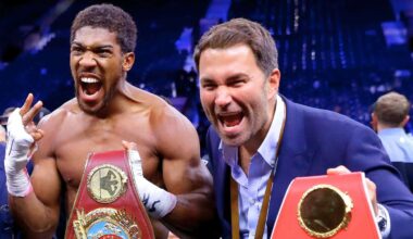 Eddie Hearn names Anthony Joshua’s ideal opponent to win back heavyweight world title
