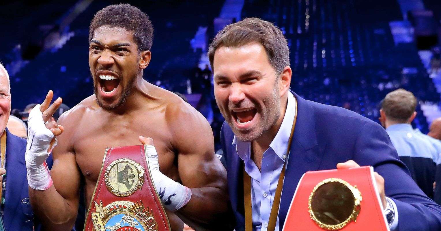 Eddie Hearn names Anthony Joshua’s ideal opponent to win back heavyweight world title