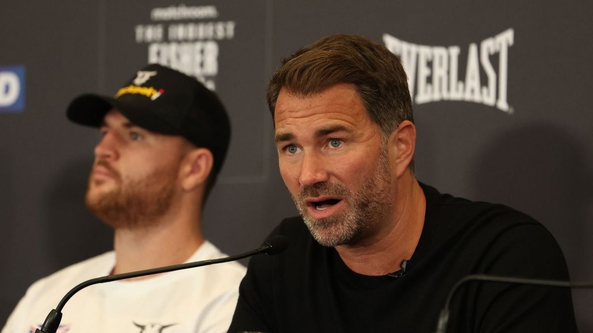 Eddie Hearn and Johnny Fisher exchange blows after Dana White poaches Brit to Zuffa Boxing