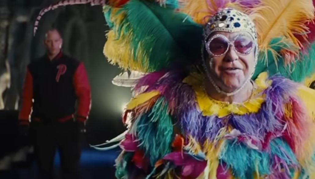 Elton John used a clip in his stageshow