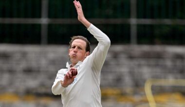 St Lawrence & Highland Court two-wicket winners in top-three game at Blackheath to move top of Kent Cricket League Premier Division; Whitstable, Hayes, Tunbridge Wells and Bromley victorious
