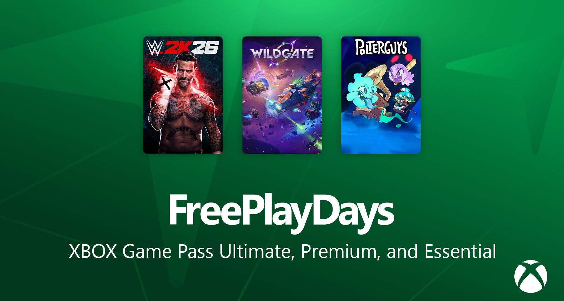 Free Play Days – WWE 2K26, Polterguys: Possession Party and Wildgate
