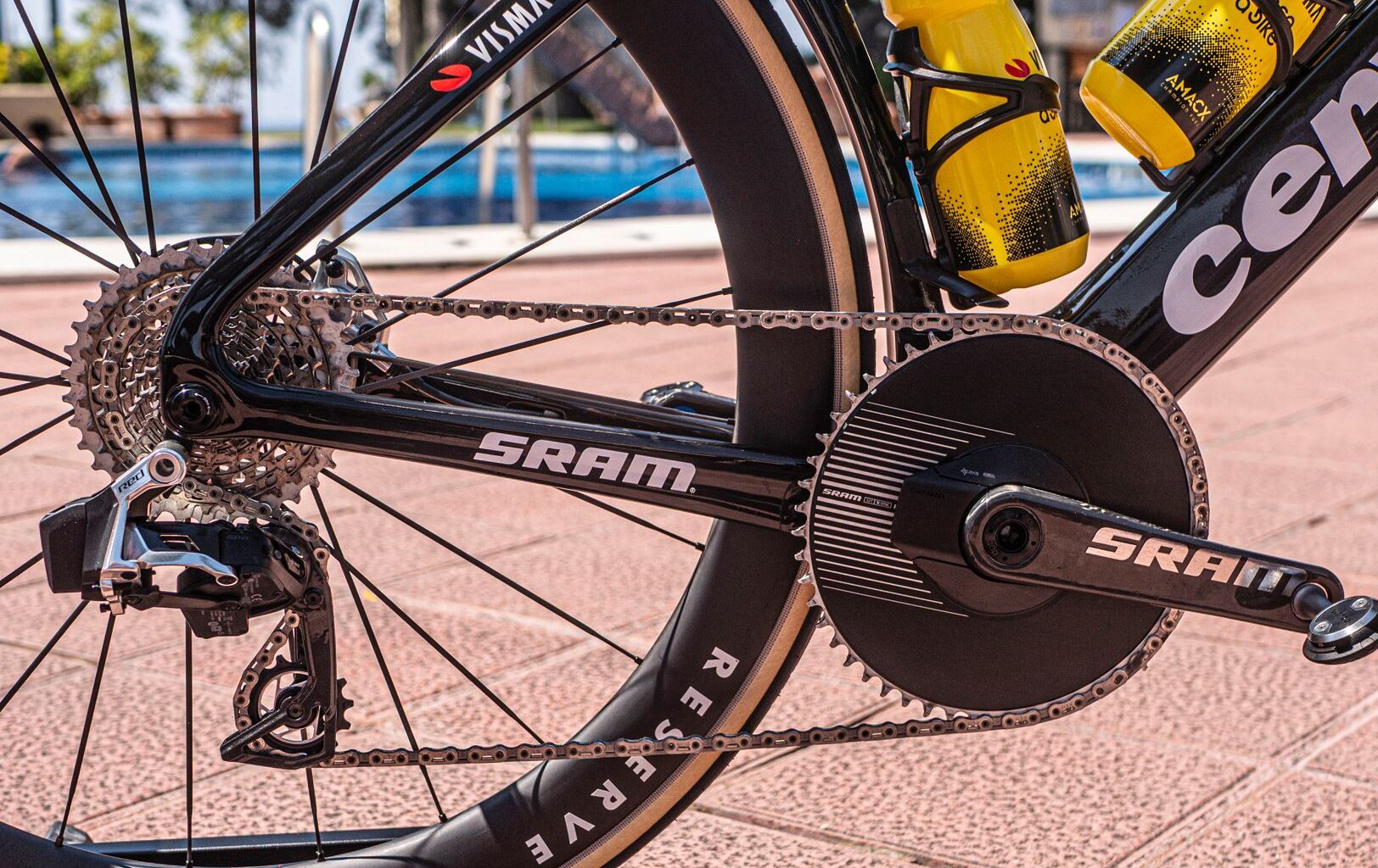 Jonas Vingegaard's SRAM Red AXS 1x setup at Tour de France
