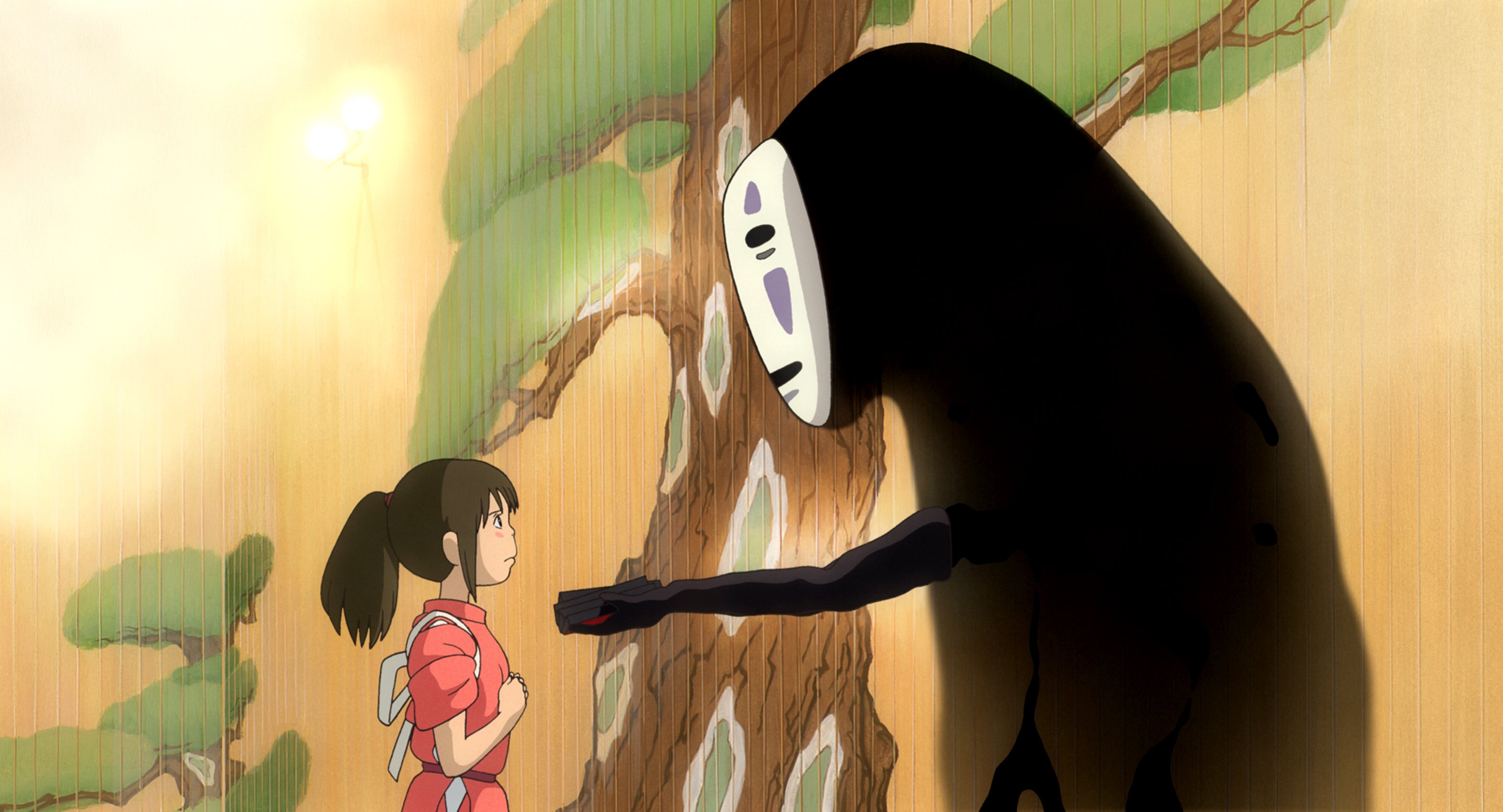 Sen and No Face in ‘Spirited Away’