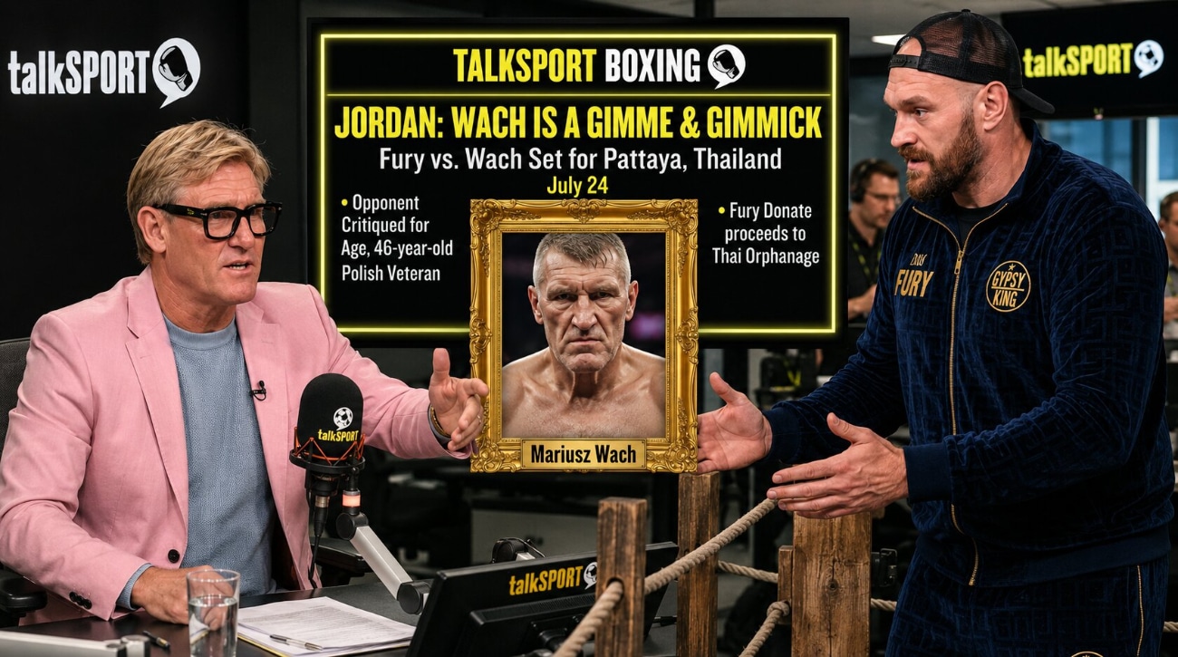 Image: Simon Jordan Mocks Tyson Fury