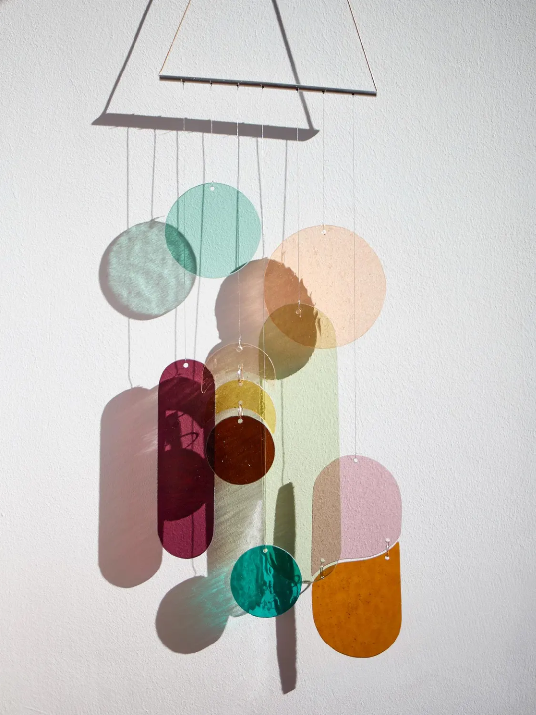 A stained glass mobile from Etsy