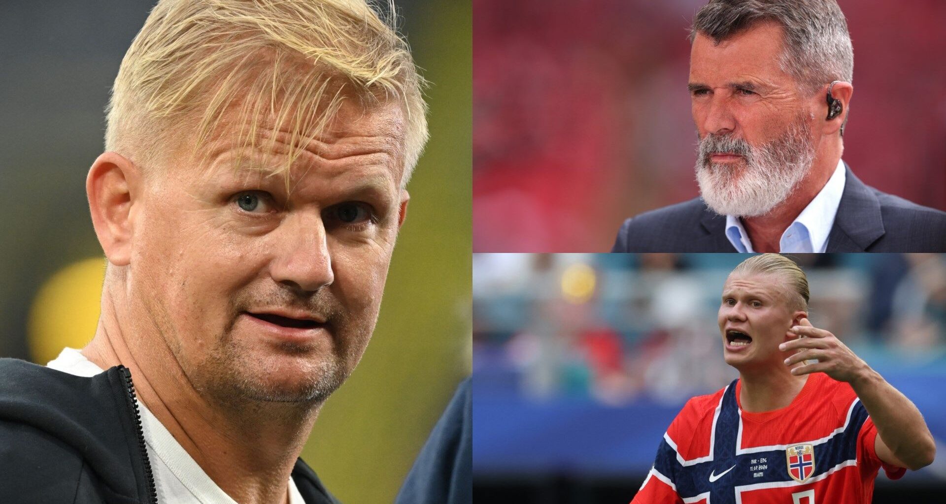 ‘Always seems to be drinking’ - Roy Keane, Ian Wright & Gary Neville react to ‘sour grapes’ from Erling Haaland’s father as Alf Inge claims referee ‘robbed’ Norway against England
