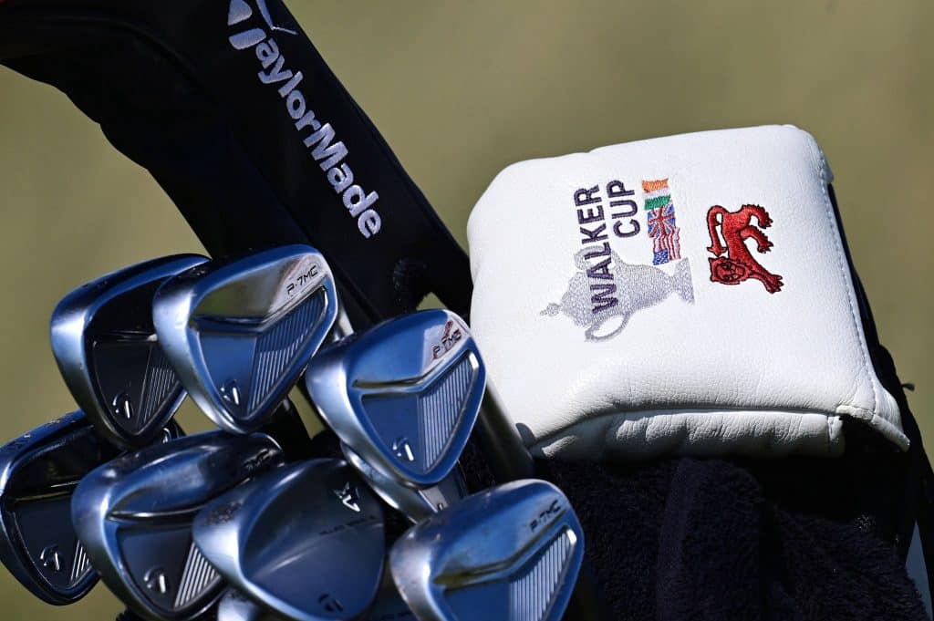 Golf clubs at the Walker Cup | Source: Getty Images