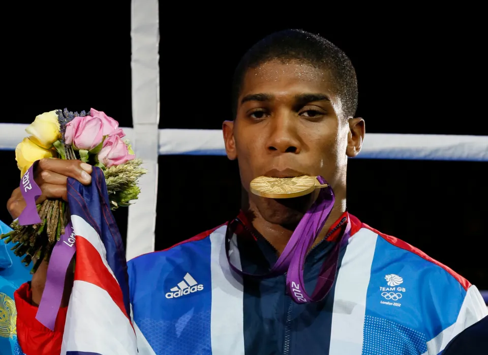 Joshua was an amateur when he sparred Fury and was still two years off winning Olympic gold