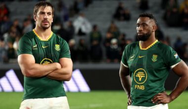 Springboks pull Siya Kolisi and Eben Etzebeth before England clash