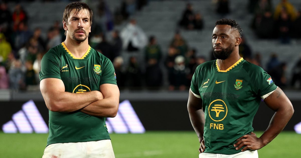 Springboks pull Siya Kolisi and Eben Etzebeth before England clash