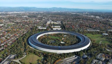 aerial of Apple Park