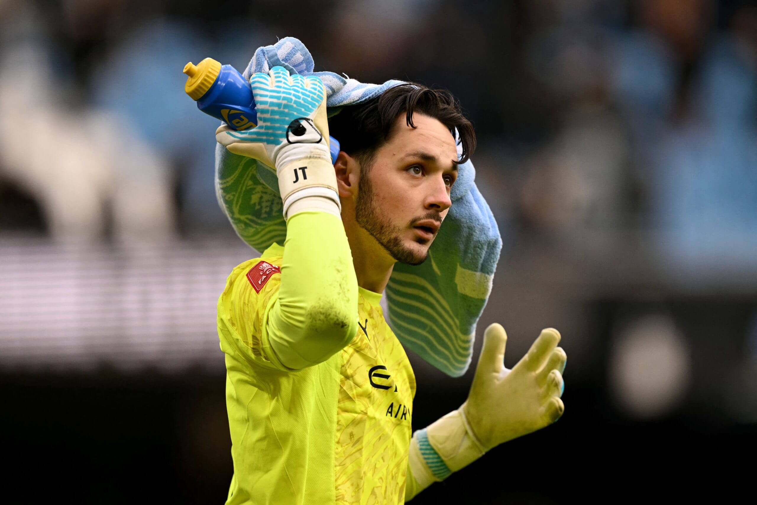 Image of James Trafford playing for Man City