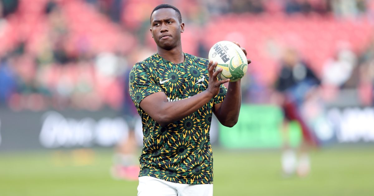 Rassie Erasmus names 4 Bok debutants to play Wales, including two 20-year-olds