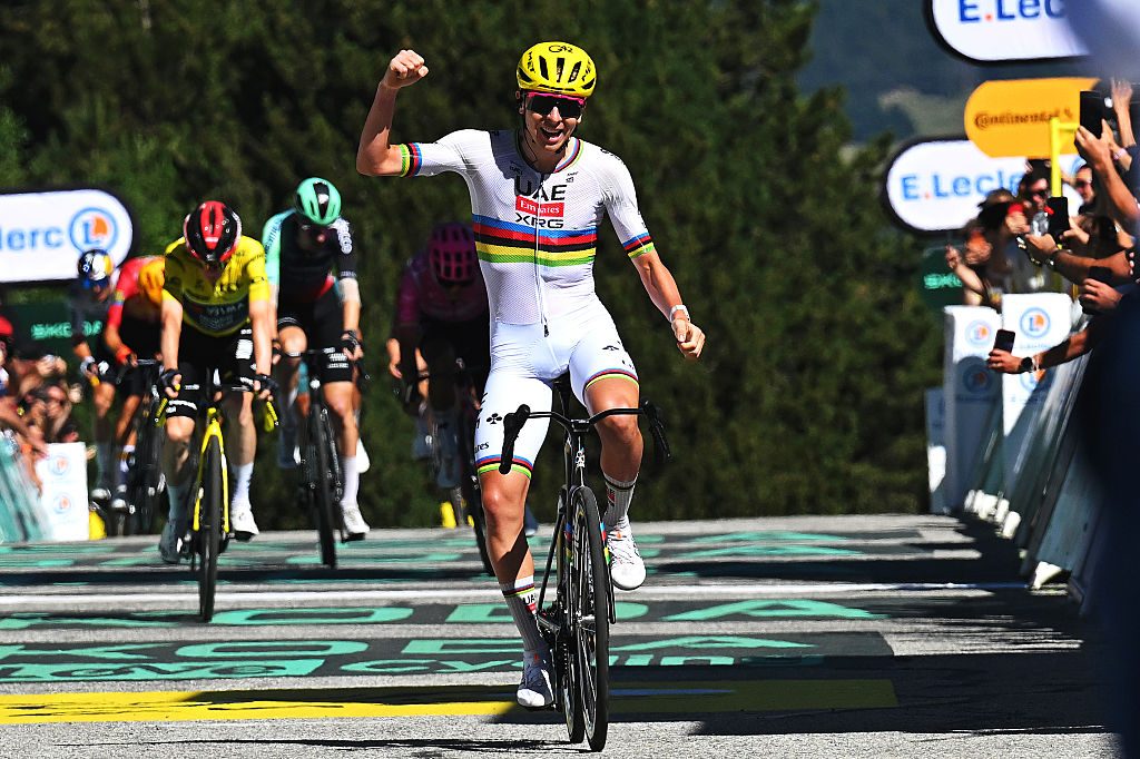 Tadej Pogačar moves into fifth on list of all-time Tour de France stage winners and steals yellow jersey from Jonas Vingegaard