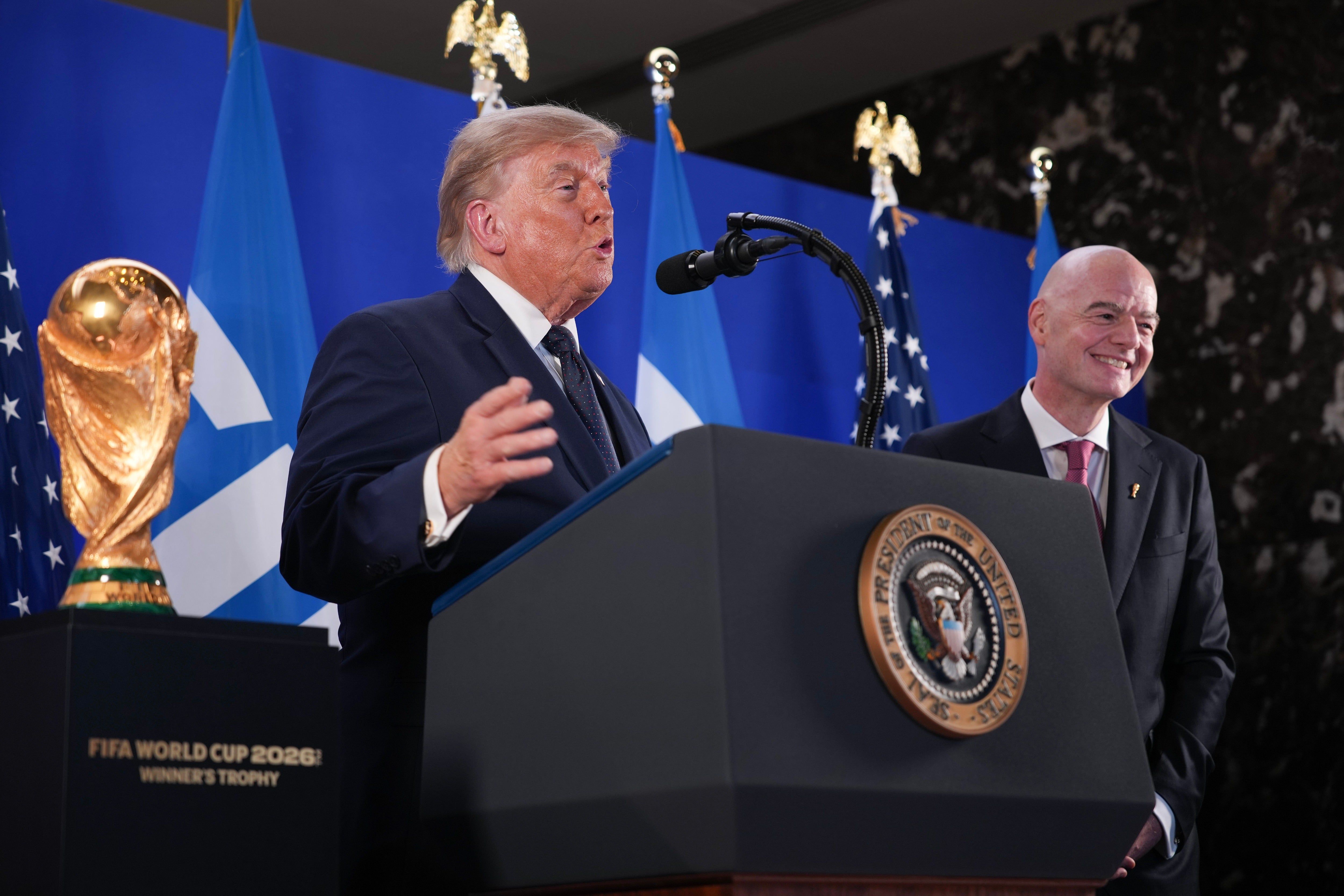 During his speech, Trump revived his longstanding claims of election fraud and boasted about the crowd size at his July 4 event in Washington