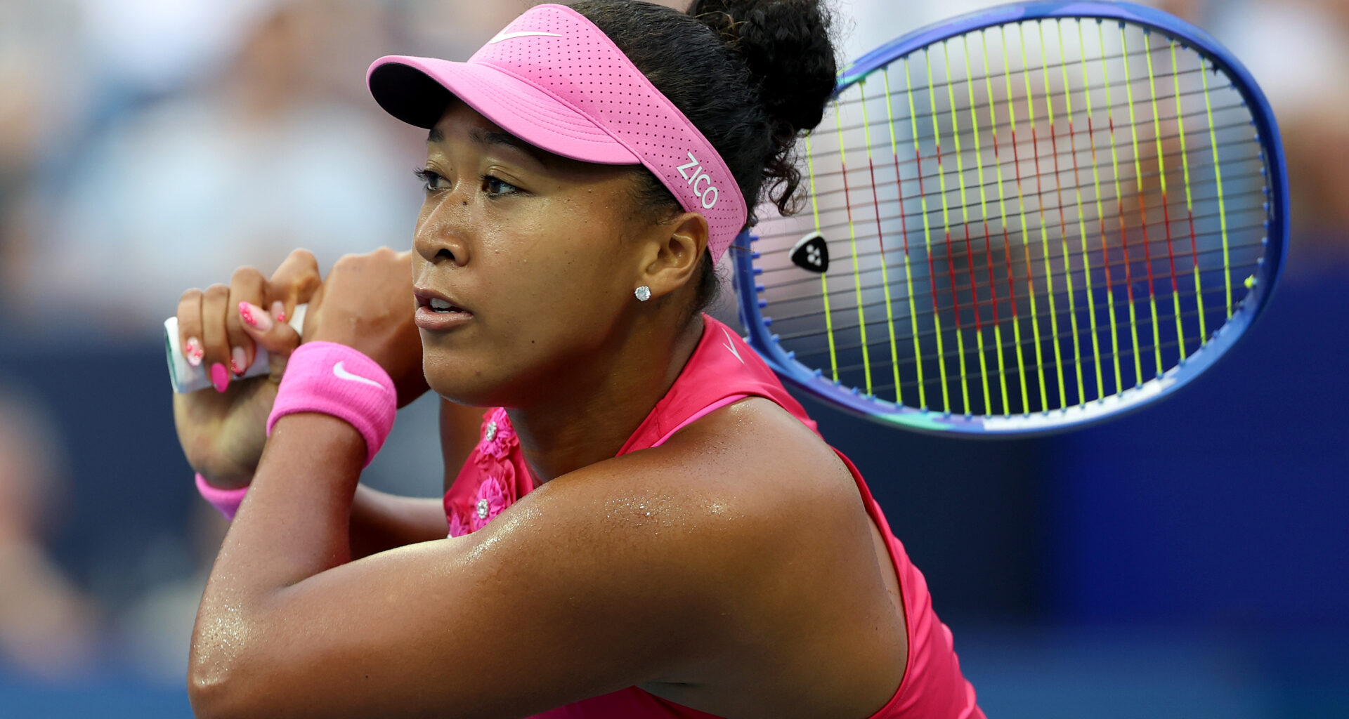 Osaka reaches first Washington quarterfinal as Krueger retires with right ankle injury