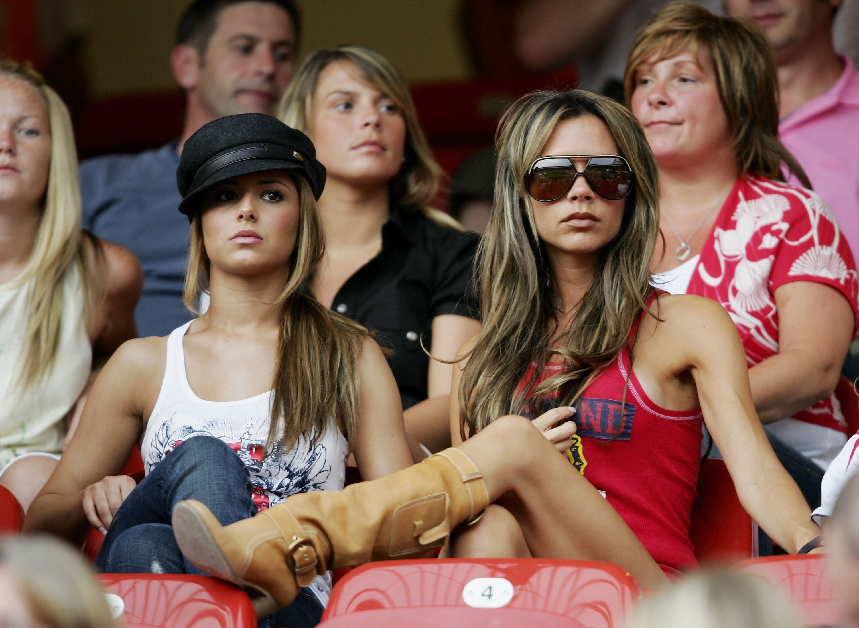Coleen Rooney and Victoria Beckham ‘cheering’ on Englandi in 2006
