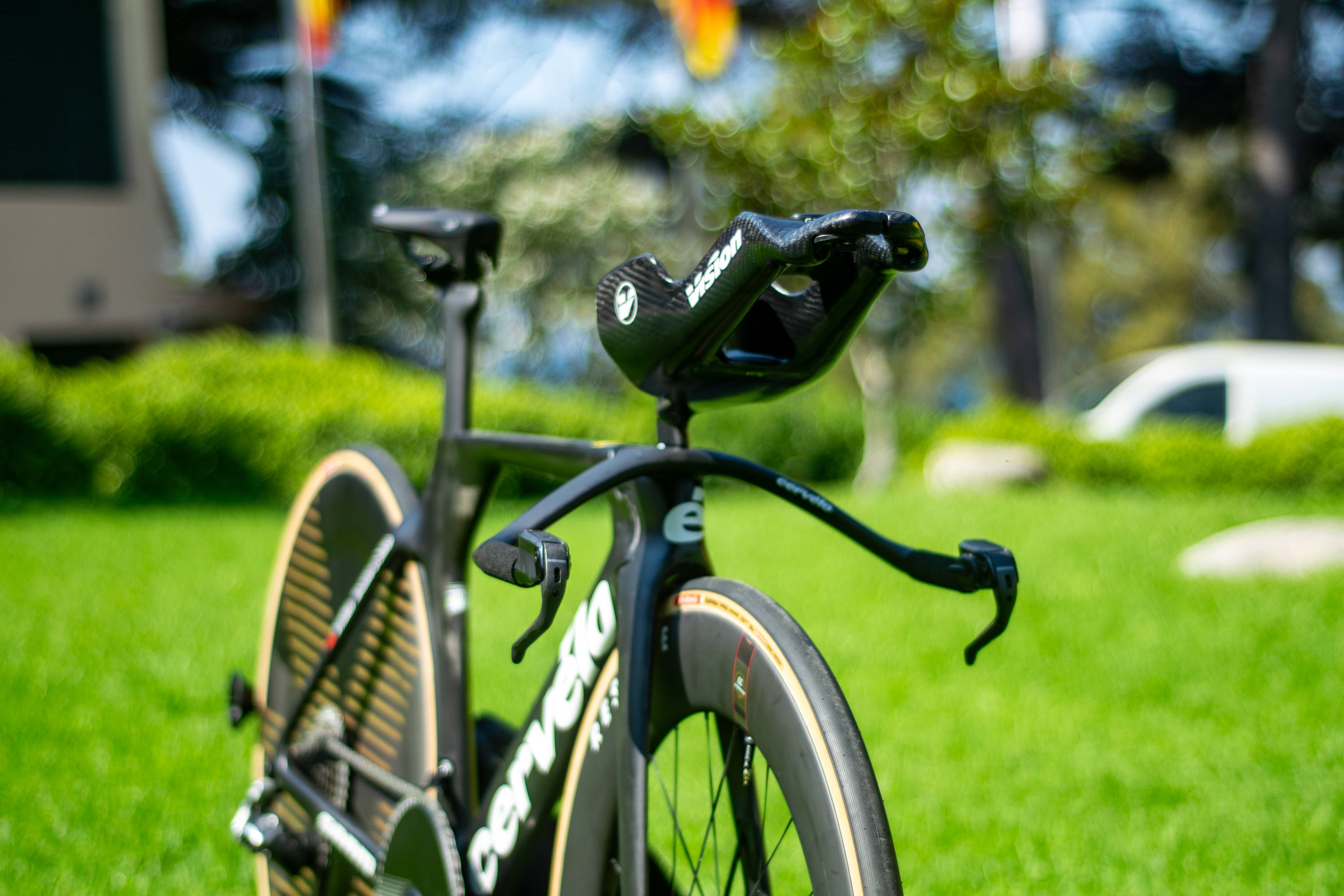 Jonas Vingegaard's Tour de France Cervelo P5 time trial bike 