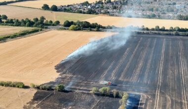 Huge grass fires break out in east London amid 'exceptionally high' wildfire threat