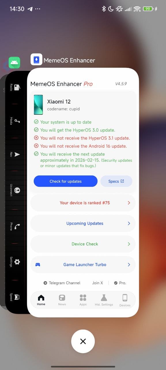 POCO Launcher 7.50 Update Blocks iOS-Style Recent Apps Trick 3 HyperOS 3 Launcher iOS recents 2