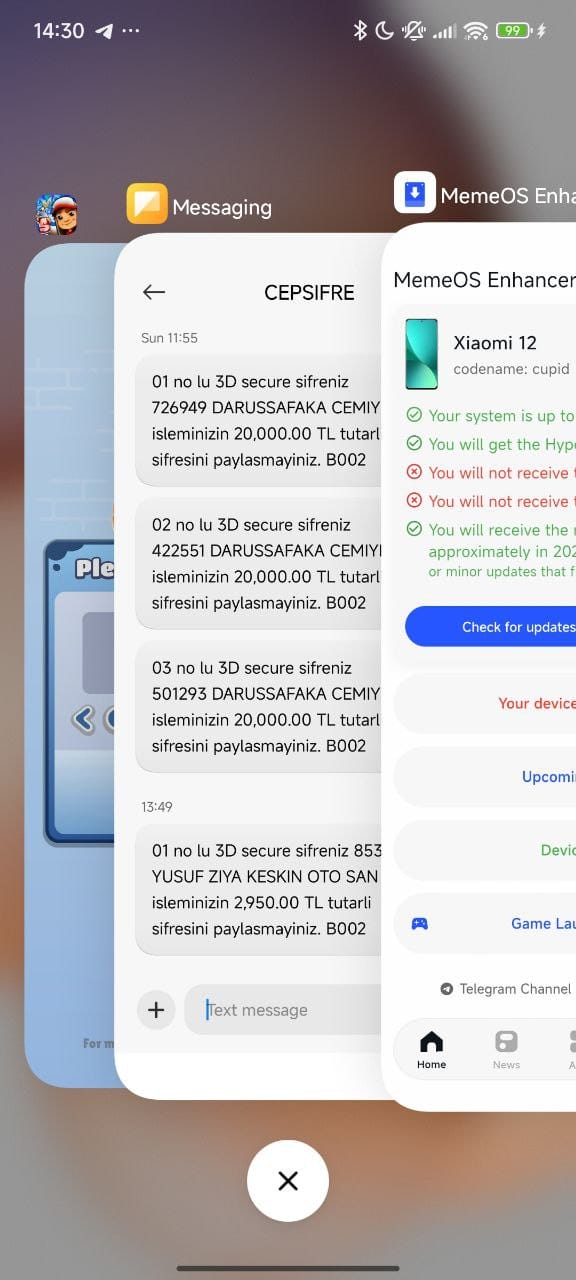 POCO Launcher 7.50 Update Blocks iOS-Style Recent Apps Trick 2 HyperOS 3 Launcher iOS recents 3