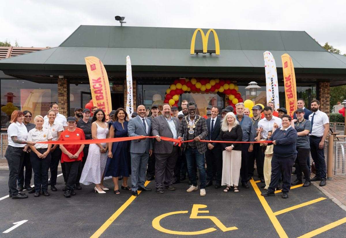 McDonald’s branch on the Medway City Estate in Strood reopens after refurbishment