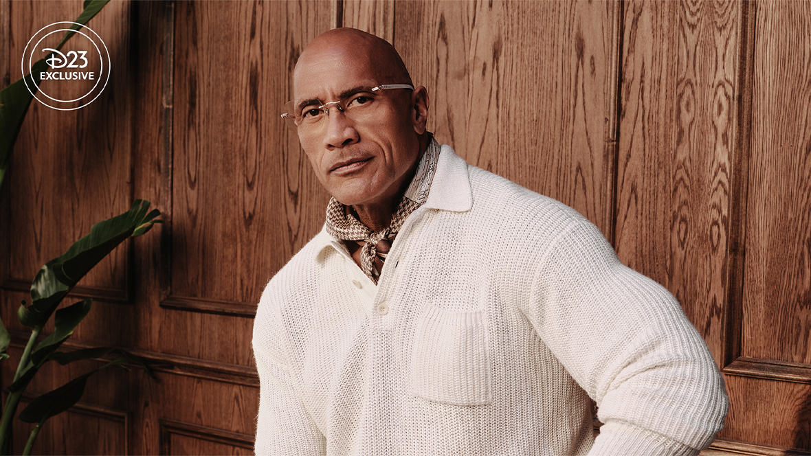 Disney Legend Dwayne Johnson is seen backstage at CinemaCon 2026 in Las Vegas, NV, in this exclusive portrait.