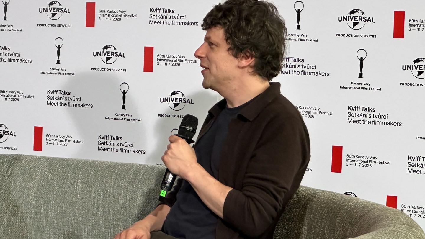 Jesse Eisenberg on Mark Zuckerberg, Taking Acid: Karlovy Vary 2026