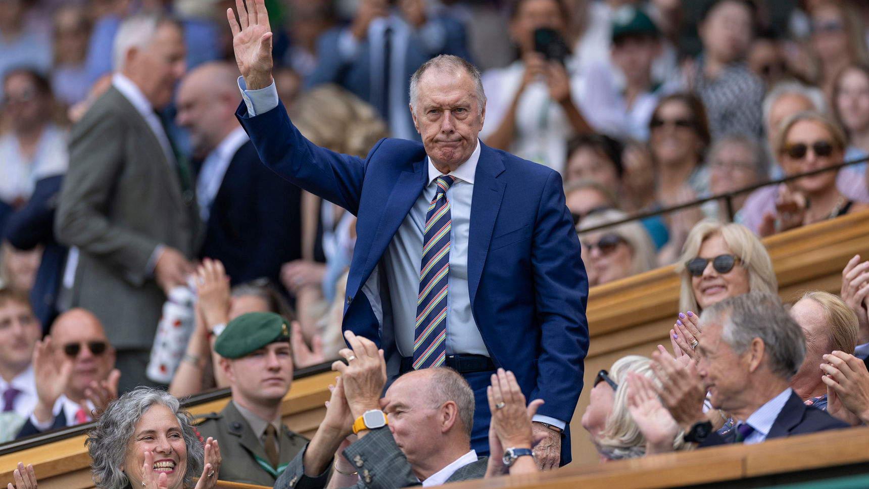 Sporting heroes guests of Royal Box on Day 7 - Wimbledon