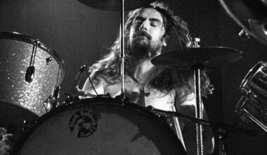 Bill Ward drumming for Black Sabbath in 1973