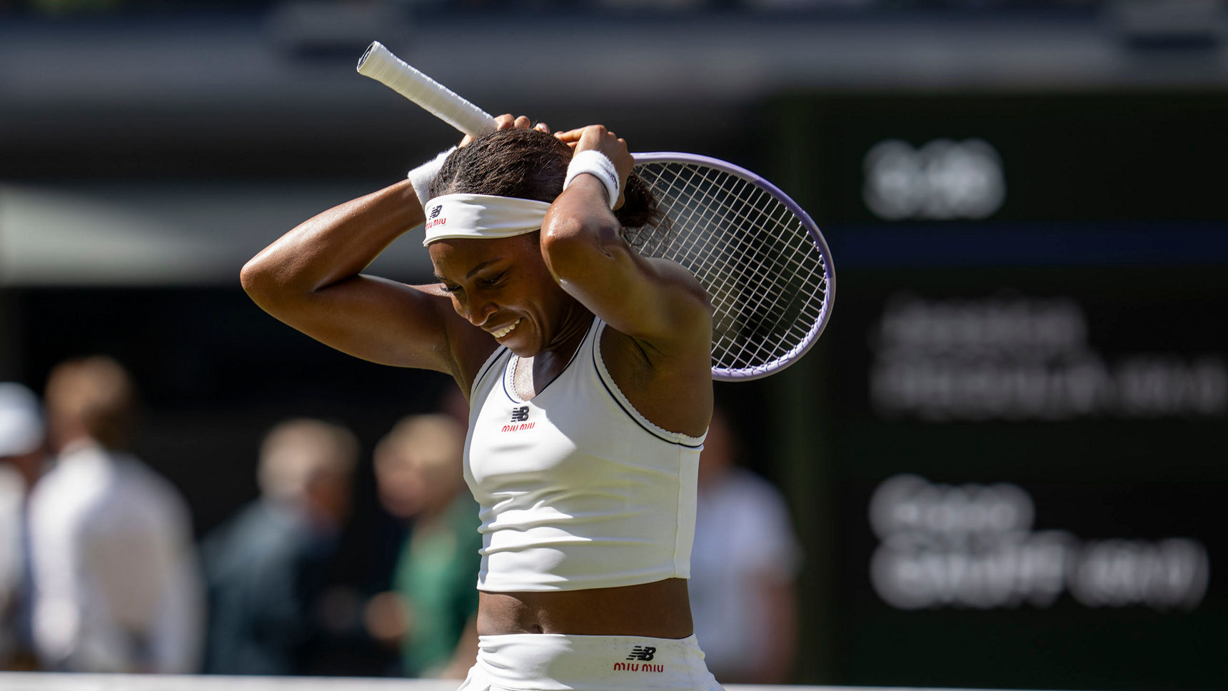Gauff recovers to beat Pegula and reach final four - Wimbledon