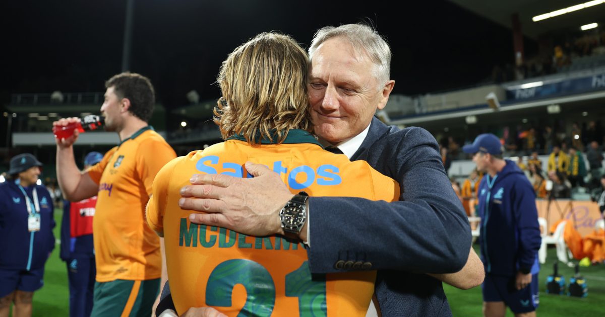 Departing Wallabies coach Schmidt's message for Australian Rugby