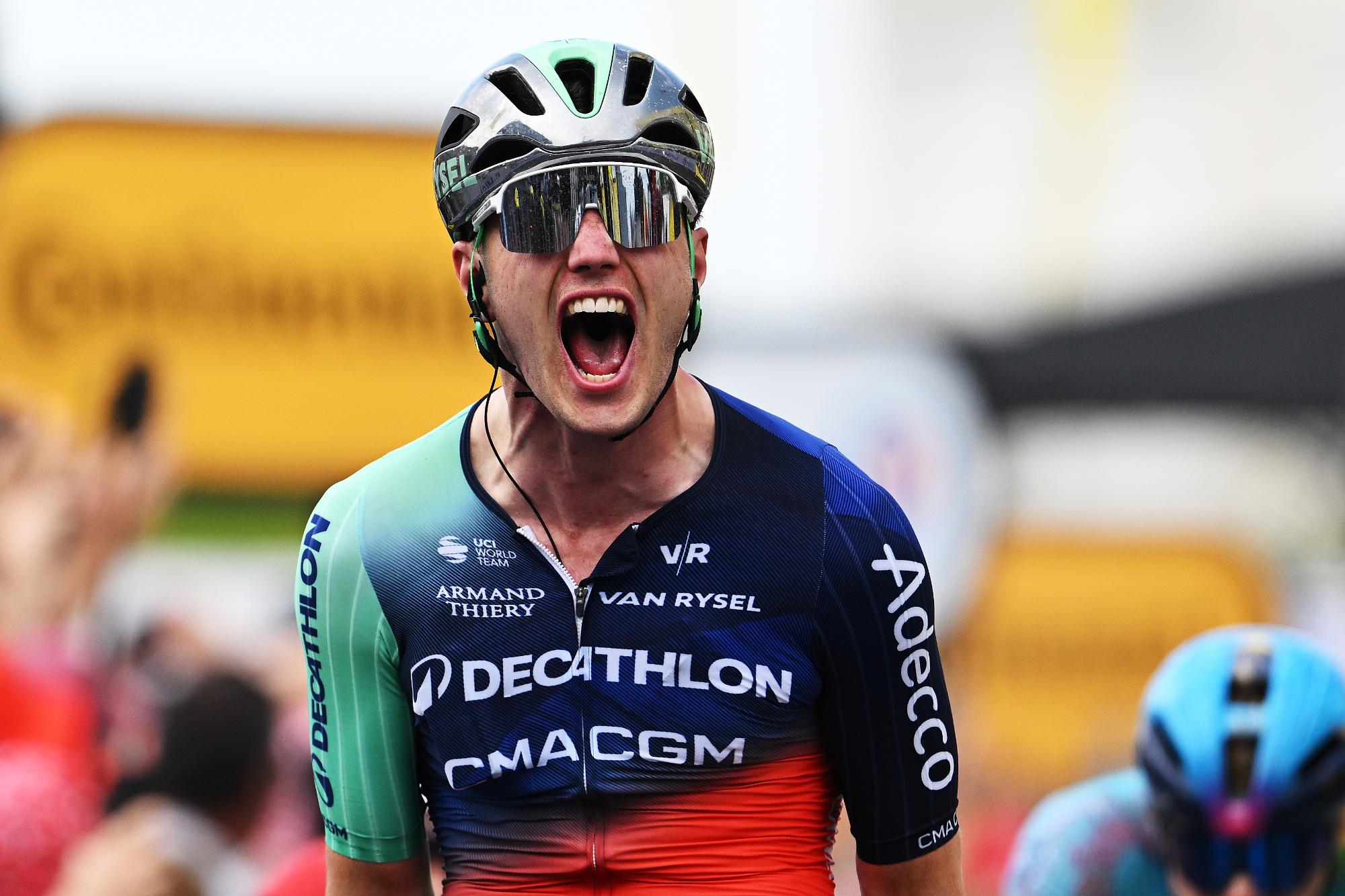 Olav Kooij roars in celebration