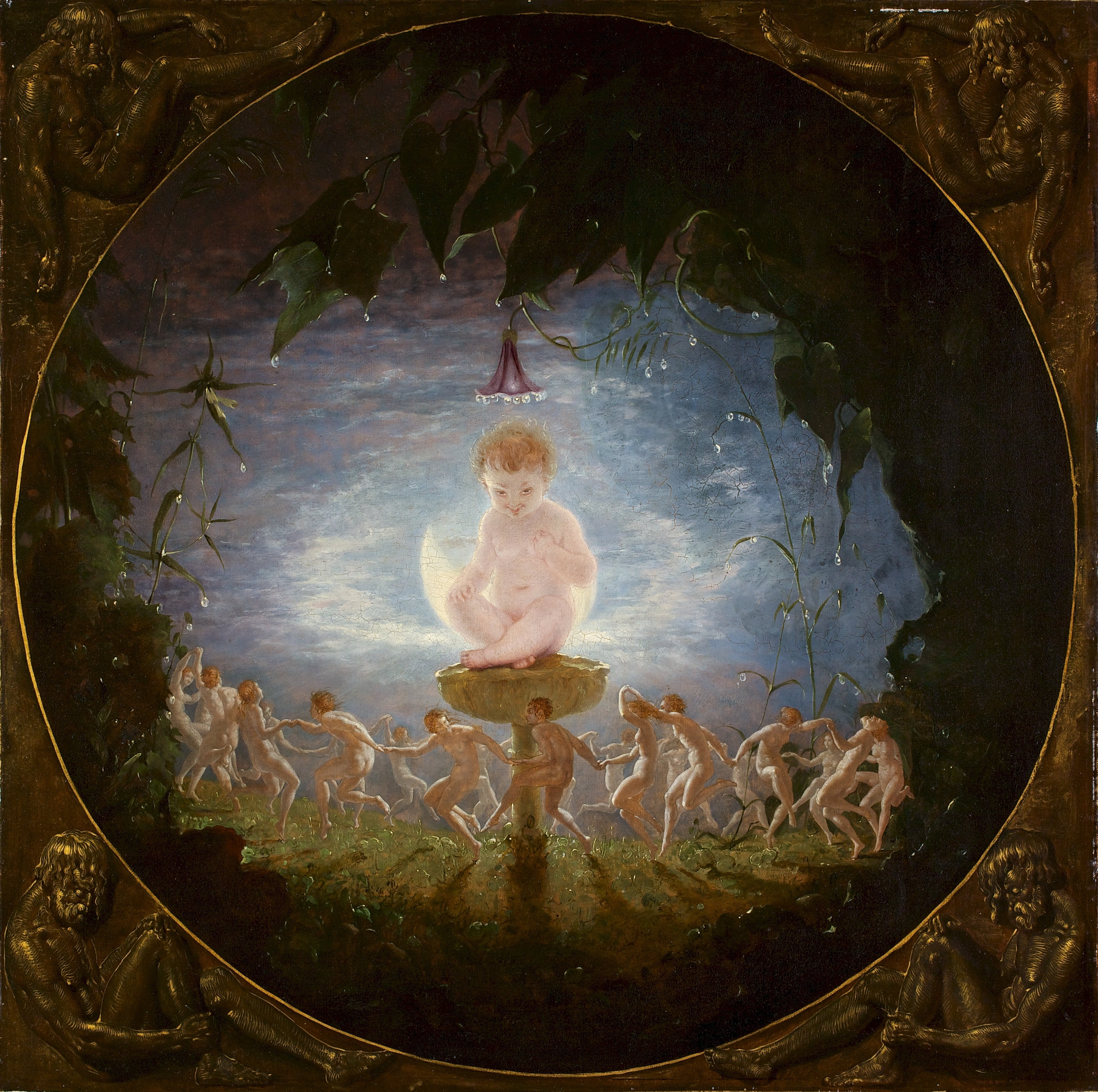 Richard Dadd, 'Puck', 1841. Oil on canvas, 59.2 x 59.2 cm. The Harris, Preston
