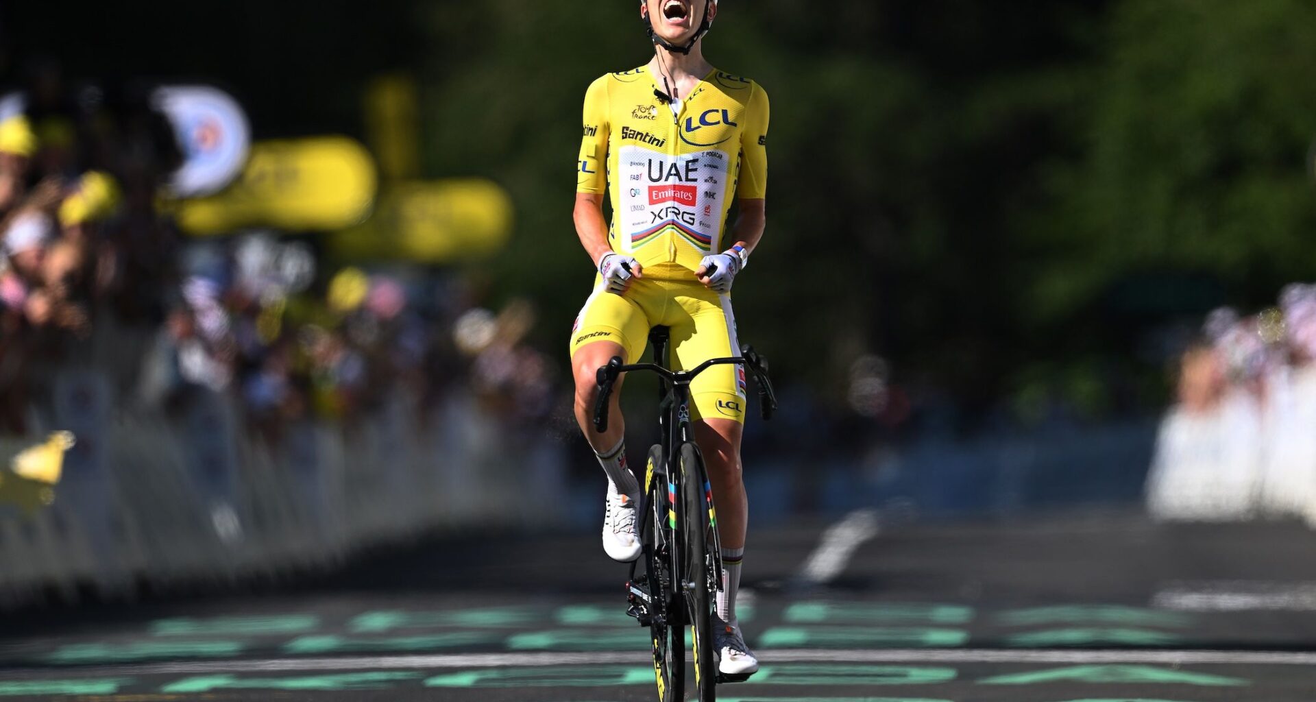 Tour de France: Tadej Pogačar shreds the field in the Massif Central to extend GC lead and claim stage 10