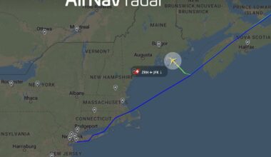 Swiss flight LX16 to JFK is declaring an emergency and diverting to BGR