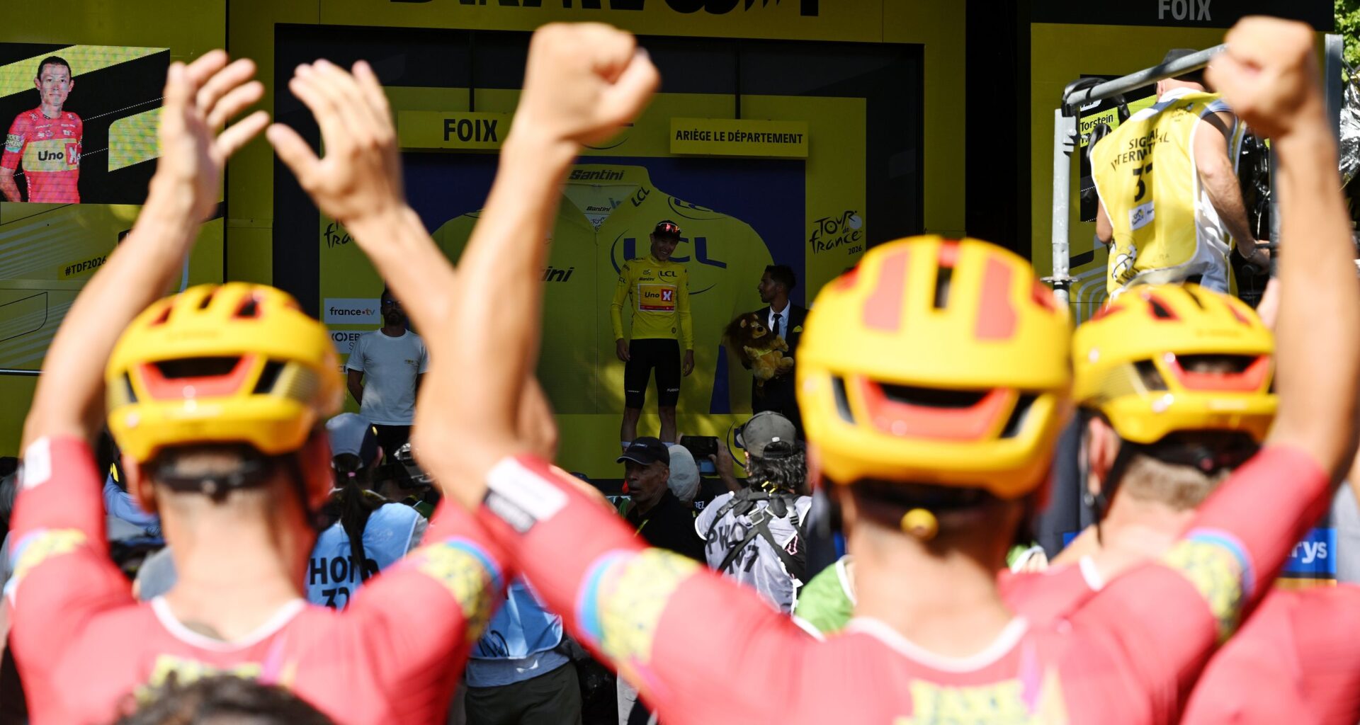 Torstein Træen's Tour de France yellow jersey gives Uno-X Mobility something to celebrate