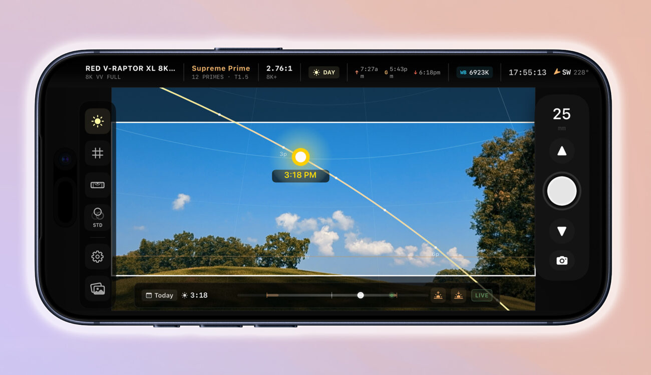 LIGHTFRAMER PRO App Introduced - Turns iPhone Into Cinema Viewfinder With Sun Tracking