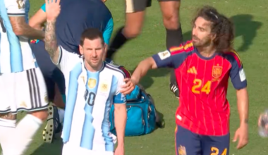 Lionel Messi called ‘a baby’ after attempting to get Marc Cucurella sent off in World Cup final