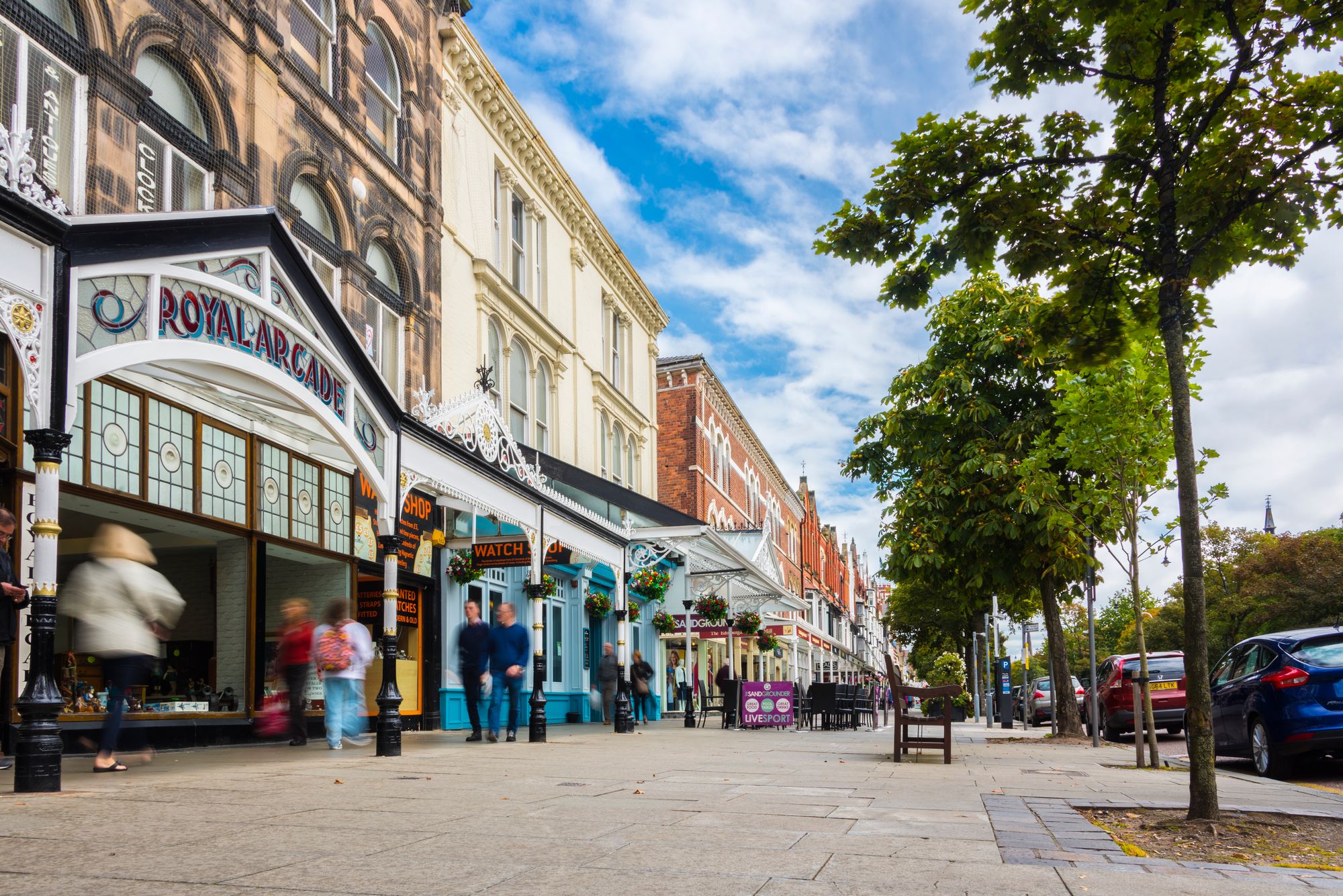 For a dose of history, head to Lord Street, a mile-long Victorian boulevard inspired by the tree-lined avenues of Paris